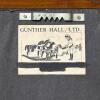 6.5" x 6.5" G&uuml;nther Hall Ltd. Framed Folk Art Print - Black Chicken with Laurel Wreath - 3