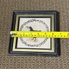 6.5" x 6.5" G&uuml;nther Hall Ltd. Framed Folk Art Print - Black Chicken with Laurel Wreath - 7