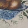 8.25" x 6.25" Signed Theorem Painting by Maura P. Campbell &ndash; Still Life with Fruit - 6