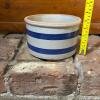 Stoneware Crock with Blue Stripes - 5