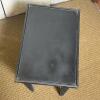 Small Black Wood Side Table - 2