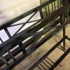 Lightweight Black Painted Metal Two-Tier Plant Stand - 7