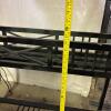 Lightweight Black Painted Metal Two-Tier Plant Stand - 10