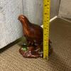 Majolica-Style Glazed Ceramic Quail Bird Figurine - 6