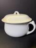Mellor Taylor & Co. England Stone China Chamber Pot with Lid