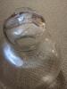Set of 3 Extra Large Glass Bell Jar Dome with Knob Handle - 5