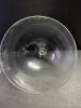 Set of 3 Extra Large Glass Bell Jar Dome with Knob Handle - 10
