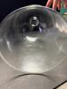 Set of 3 Extra Large Glass Bell Jar Dome with Knob Handle - 11