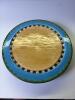 House of Hatten Peggy Fairfax Herrick Hand-Painted Ceramic Cake Stand, - 3
