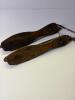 Antique Wooden Strap-On Ice Skates, Iron Blades, c. Late 19th/Early 20th Century - 3