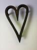 Antique Cast Iron Heart Branding Iron Heart-Shaped Cattle Brand