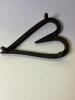 Antique Cast Iron Heart Branding Iron Heart-Shaped Cattle Brand - 3