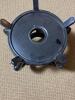 19.5" Hand-Painted Toleware Tray with Grapevine Motif and Wooden Stand - 4