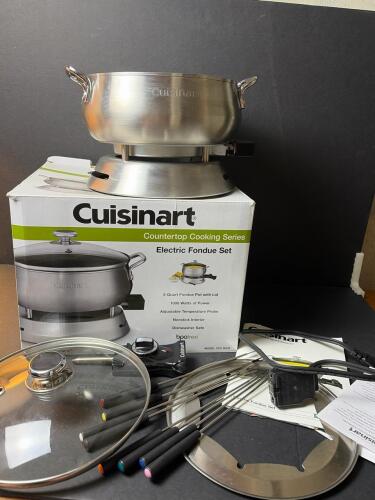 Cuisinart Electric Fondue Set, 3-Quart Capacity