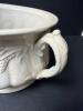 Victorian Ironstone Chamber Pot with Wheat Motif Embossed Mark, England - 2