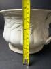 Victorian Ironstone Chamber Pot with Wheat Motif Embossed Mark, England - 8
