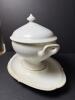 Antique John Edwards Ironstone Soup Tureen with Underplate & Lid c. 1880&ndash;1900 - 2