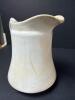 Antique Semi-Porcelain Off-White Wash Pitcher - 3
