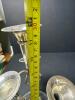 Silver-Plated Four-Trumpet Epergne Centerpiece Vase - 7
