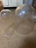 Large Bell Jars and various mixed domes and bowl lot
