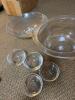 Large Bell Jars and various mixed domes and bowl lot - 5