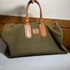 Glenroyal Green Leather Duffel Bag