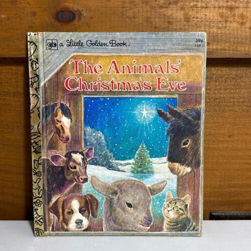 The Animals' Christmas Eve Little Golden Book, 1978