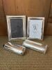 Metallic Travel Sunglass Holders & Picture Frames Set