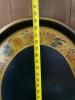Hand-Painted Oval Toleware Tray by Frances Prince, Floral and Fruit - 3