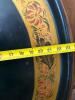 Hand-Painted Oval Toleware Tray by Frances Prince, Floral and Fruit - 4