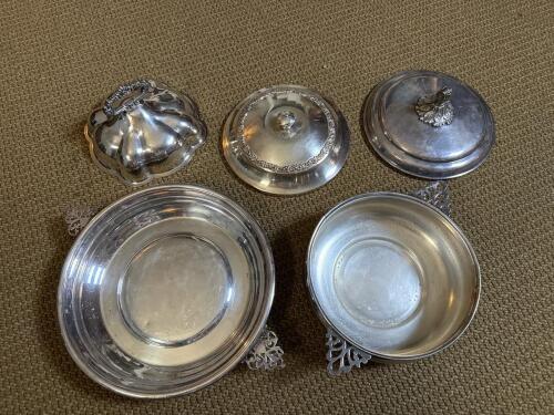 Vintage Silver-Plated Serving Bowl Collection