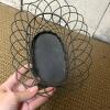 Small Black Wire Oval Metal Basket - 2