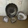 Six Silver-Plated Shell-Shaped Serving Dishes - Some Leonard