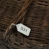 Large Oval Lidded Wicker Storage Basket - 9