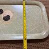 Hand-Painted Serving Tray with Oreo Cookie Motif and Lace Design - 6