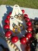 True Chunky Resin & Wood Statement Necklaces & Earrings Set (608) - 5