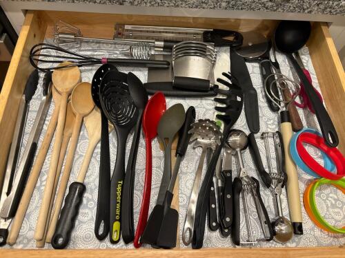 Kitchen Utensil and Gadget Drawer