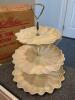 Maddux of California 3-Tier Iridescent Shell Serving Tray - 2