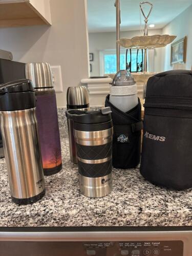 Mixed Lot of 6 Insulated Travel Bottles & Mugs