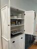 HomCom White Freestanding Kitchen Pantry Cabinet - 3