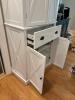 HomCom White Freestanding Kitchen Pantry Cabinet - 4