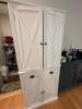 HomCom White Freestanding Kitchen Pantry Cabinet - 5