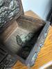 Japanese Wooden Chest with Mixed Metal Menuki Decoration, - 8