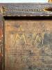 Antique Burlwood Tea Caddy with Hand-Carved Interior Mark & Oak Humidor Tobacco Box Set - 5