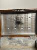 Antique Burlwood Tea Caddy with Hand-Carved Interior Mark & Oak Humidor Tobacco Box Set - 12