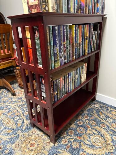 Mission Style Wooden Bookshelf
