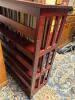 Mission Style Wooden Bookshelf - 2