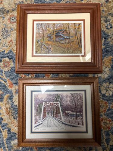 12" x 10" Thelma Winter Signed Limited Edition Framed Prints