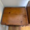 Wood 3-Drawer Nightstand with Dovetail Joints and Metal Knobs - 2