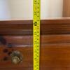 Wood 3-Drawer Nightstand with Dovetail Joints and Metal Knobs - 13